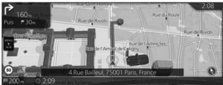 MAZDA CX-30 (2019) Système de navigation - Prévisualisation du virage et de la rue suivante - 2