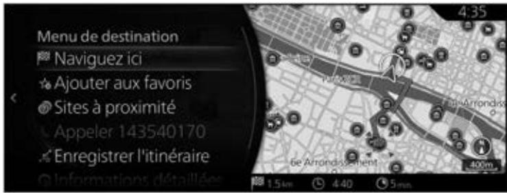 MAZDA CX-30 (2019) Système de navigation - Zone recherche : - 1