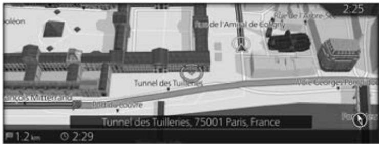 MAZDA CX-30 (2019) Système de navigation - Sélectionner une position sur la carte comme destination - 2