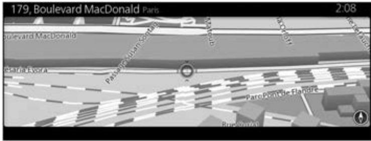 MAZDA CX-30 (2019) Système de navigation - Sélectionner une position sur la carte comme destination - 3