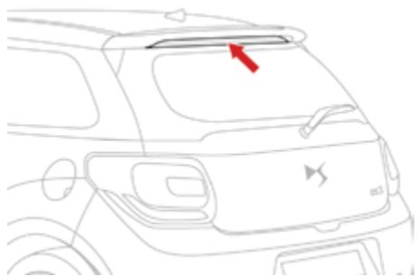 DS Automobiles DS3 Phase 3 (2016-2019) - Changement du troisième feu de stop (4 lampes W5W) - 1