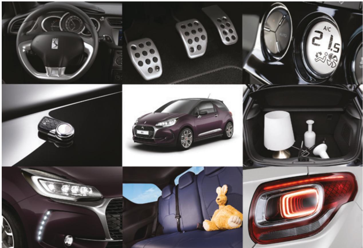 DS Automobiles DS3 Phase 3 (2016-2019) - Recherche visuelle - Index alphabétique - 1