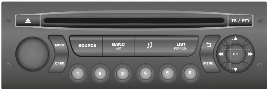 DS Automobiles DS3 Phase 3 (2016-2019) - Autoradio / Bluetooth® - 1