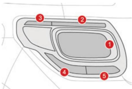 DS Automobiles DS3 Phase 3 (2016-2019) - Feux arrière 3D - 1