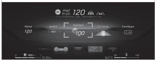 Mercedes-Benz Classe E Break (2023) - Utilisation de l'affichage tete haute - 1