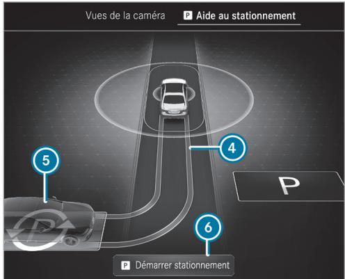 Mercedes-Benz Classe E Break (2023) - Manoeuvres de stationnement avec l'assistant de stationnement actif - 7