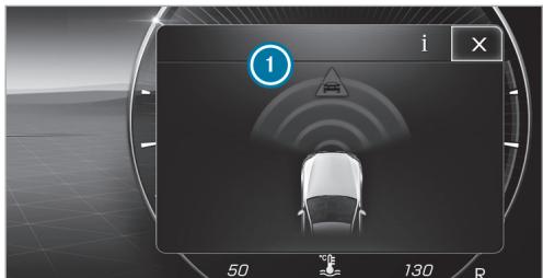 Mercedes-Benz Classe E Break (2023) - Affichage sur l'écran conducteur dans le menu Assistance - 3