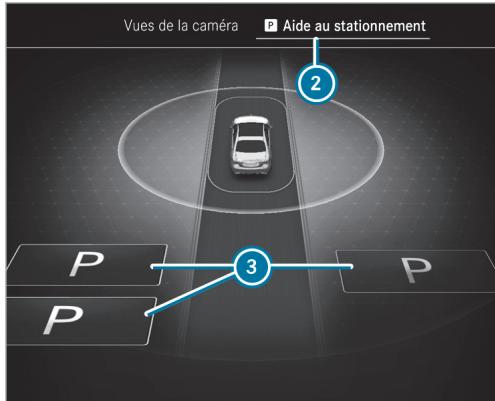 Mercedes-Benz Classe E Break (2023) - Manoeuvres de stationnement avec l'assistant de stationnement actif - 5