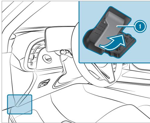 Mercedes-Benz Classe E Break (2023) - A ATTENTION Risque de brûlure lié à des composants brûlants dans le comparti-ment moteur - 1