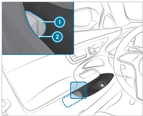 Mercedes-Benz Classe E Break (2023) - Retrait du gilet de sécurité - 1