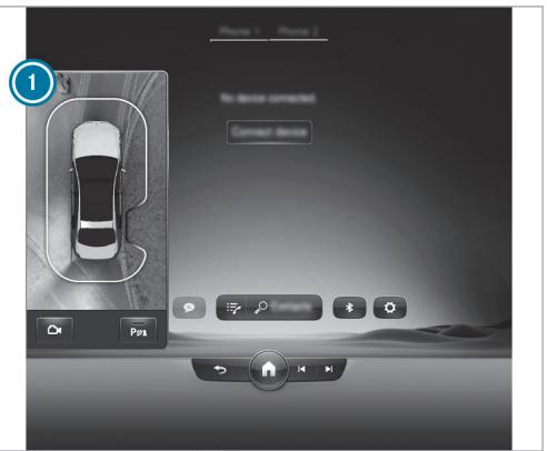 Mercedes-Benz Classe E Break (2023) - Affichages sur I'ecran central - 3