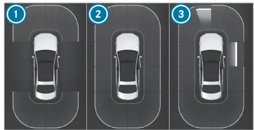 Mercedes-Benz Classe E Break (2023) - Affichages sur I'ecran central - 2