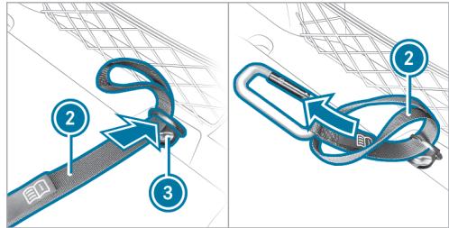 Mercedes-Benz Classe E Break (2023) - Rangement du cable de charge - 2