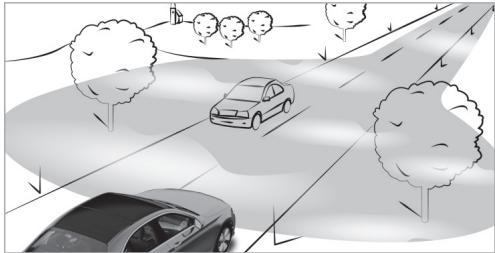 Mercedes-Benz Classe E Break (2023) - ■ Fonctionnement de l'éclairage antibrouillard optimisé - 1
