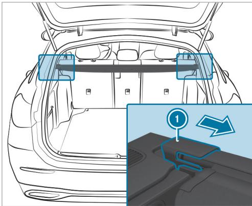 Mercedes-Benz Classe E Break (2023) - Dépose du cache-bagages - 1