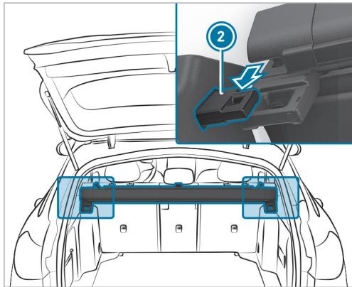 Mercedes-Benz Classe E Break (2023) - Dépose sans extension de l'espace de charge-ment (position arrête) - 4