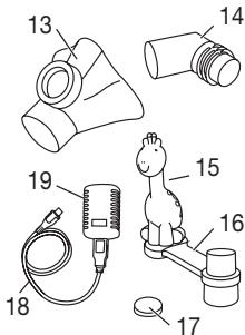 BEURER IH58KIDS - Vue d'ensemble du nébuliseur et des accessoires - 2