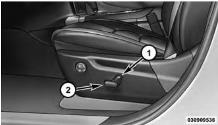 JEEP Grand Cherokee WK2 Phase 2 (2013-2017) - Sièges à commande électrique – selon l'équipement - 1