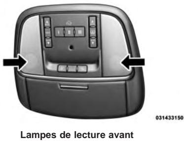 JEEP Grand Cherokee WK2 Phase 2 (2013-2017) - Lampes de lecture avant – selon l'équipement - 1