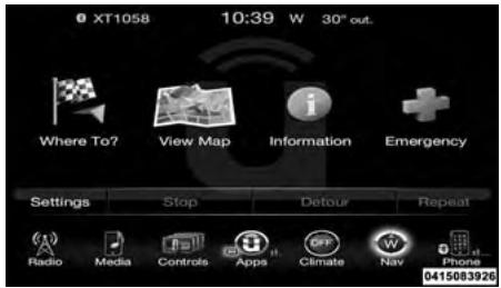 JEEP Grand Cherokee WK2 Phase 2 (2013-2017) - Système de navigation (8.4A ou 8.4AN) - 1