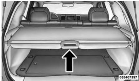 JEEP Grand Cherokee WK2 Phase 2 (2013-2017) - Couvre-bagages escamotable – selon l'équipement - 1