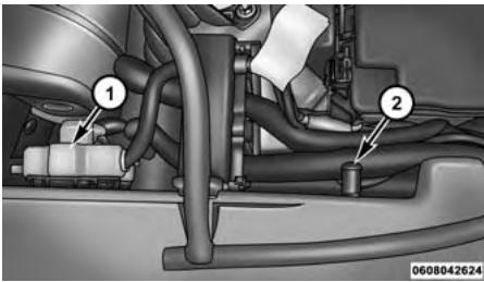 JEEP Grand Cherokee WK2 Phase 2 (2013-2017) - Préparations pour un démarrage d'appoint - 1