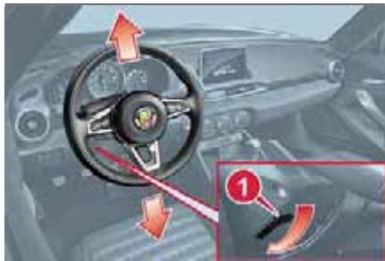 Abarth 124 Spider (2015-2019) - RéGLAGE DU VOLANT - 2