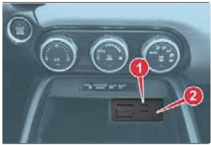 Abarth 124 Spider (2015-2019) - MODE AUX / USB / iPod - 1