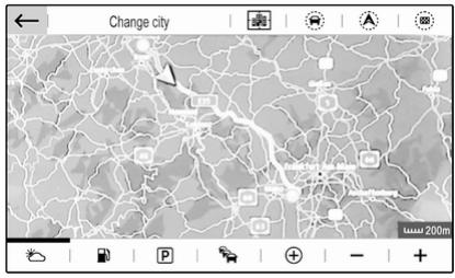 Vauxhall Mokka B (2020-2024) Infotainment System - Showing an overview of the route - 1