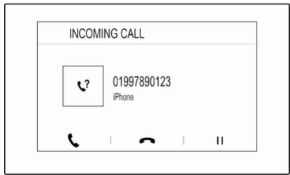 Vauxhall Mokka B (2020-2024) Infotainment System - Incoming phone call - 1
