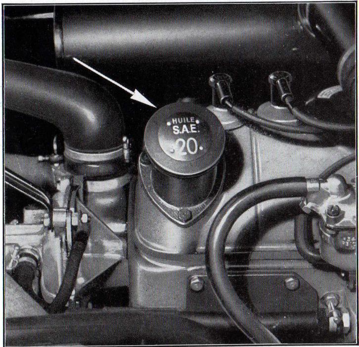 CITROEN ID 19F BREAK FAMILIALE COMMERCIALE (1957-1975) - Choix des lubrifiants. - 1