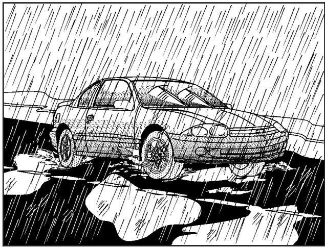 CADILLAC XLR (2006) - Conduite sous la pluie et sur routes humides - 1