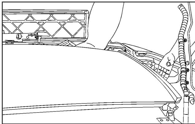 CADILLAC XLR (2006) - Levage manuel du toit rigide escamtable - 9