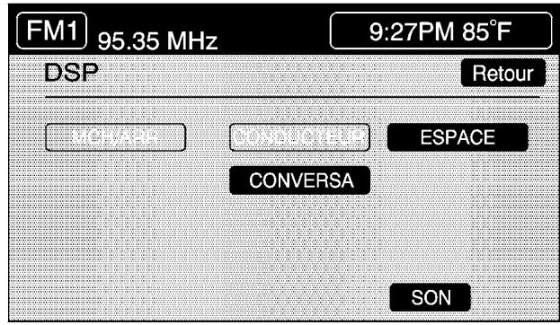 CADILLAC XLR (2006) - Menu des stations préréglées - 2