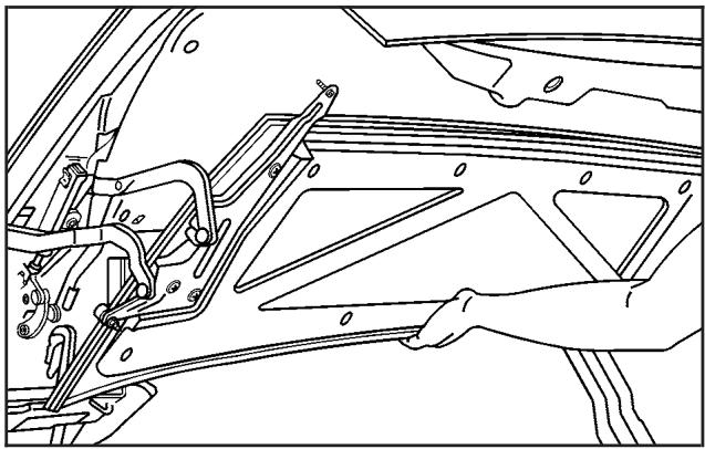 CADILLAC XLRV (2006) - Levage manuel du toit rigide escamtable - 3