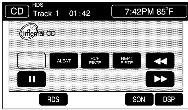 CADILLAC XLRV (2006) - Lecteur de disque compact - 1