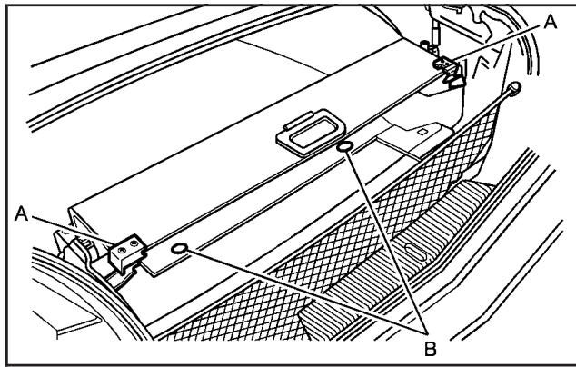 CADILLAC XLRV (2006) - Compartment de rangement arrière - 1