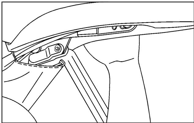 CADILLAC XLRV (2006) - Levage manuel du toit rigide escamtable - 12