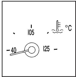 CADILLAC XLRV (2006) - Indicateur de température du liquide de refroidissement du moteur - 2