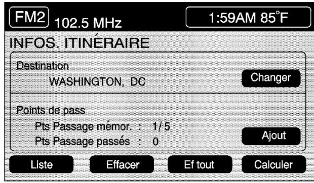 CADILLAC XLRV (2006) - Ajout d'un point de passage - 1