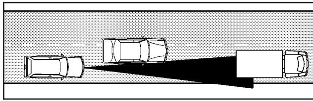 CADILLAC XLRV (2006) - Changements de file des autres vehicules - 1
