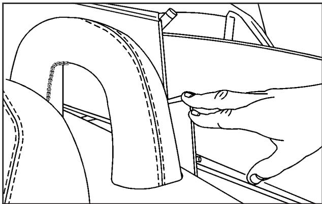 CADILLAC XLRV (2006) - Levage manuel du toit rigide escamtable - 7
