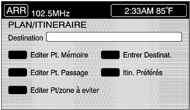 CADILLAC XLRV (2006) - Planifier itinéraire - 1
