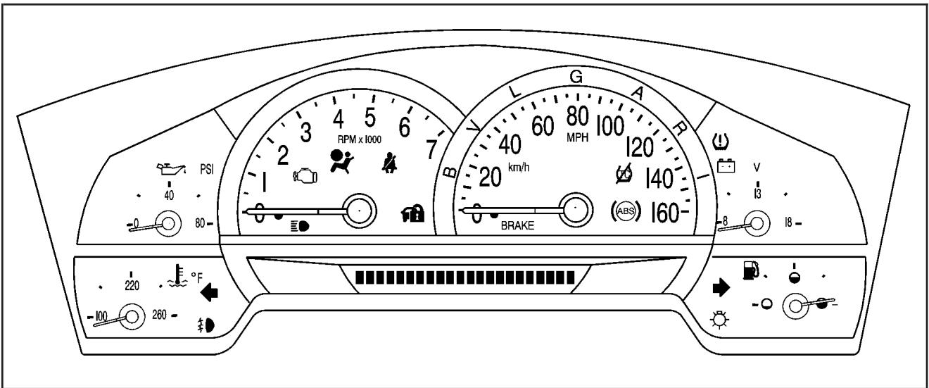 CADILLAC XLRV (2006) - Ensemble d'instruments - 1