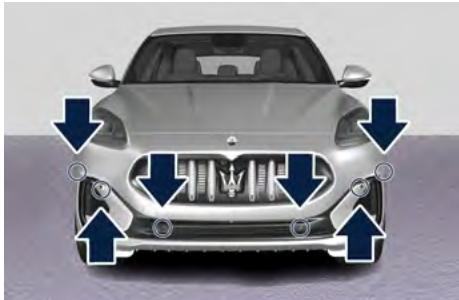 Maserati Grecale (2022) - Capeurs d'aide au stationnement - 3