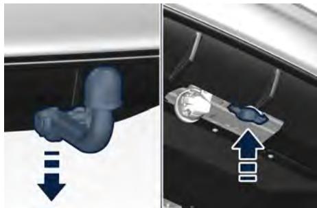 Maserati Grecale (2022) - Retirer le triangle d'attelage - 3