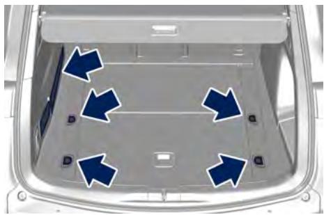Maserati Grecale (2022) - Fixations et retenues des bagages - 1