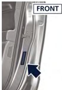 Maserati Grecale (2022) - Étiquette antivol sur les pièces mobiles (marché MOA) - 2