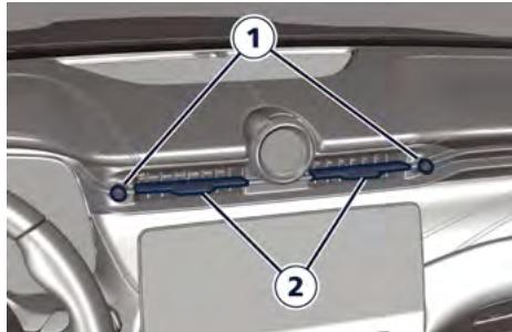 Maserati Grecale (2022) - Bouches d'air réglables - 1