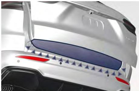 Maserati Grecale (2022) - Mouvement automatique sécurisé du hayon motorisé - 1